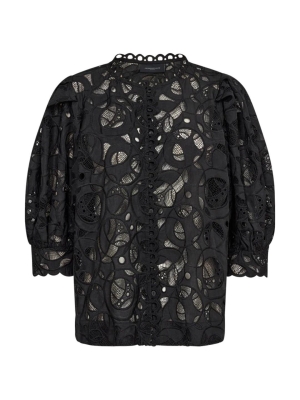 Copenhagen Muse shirt with lace all over