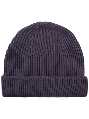 Profuomo  hat cot poly knitted grey