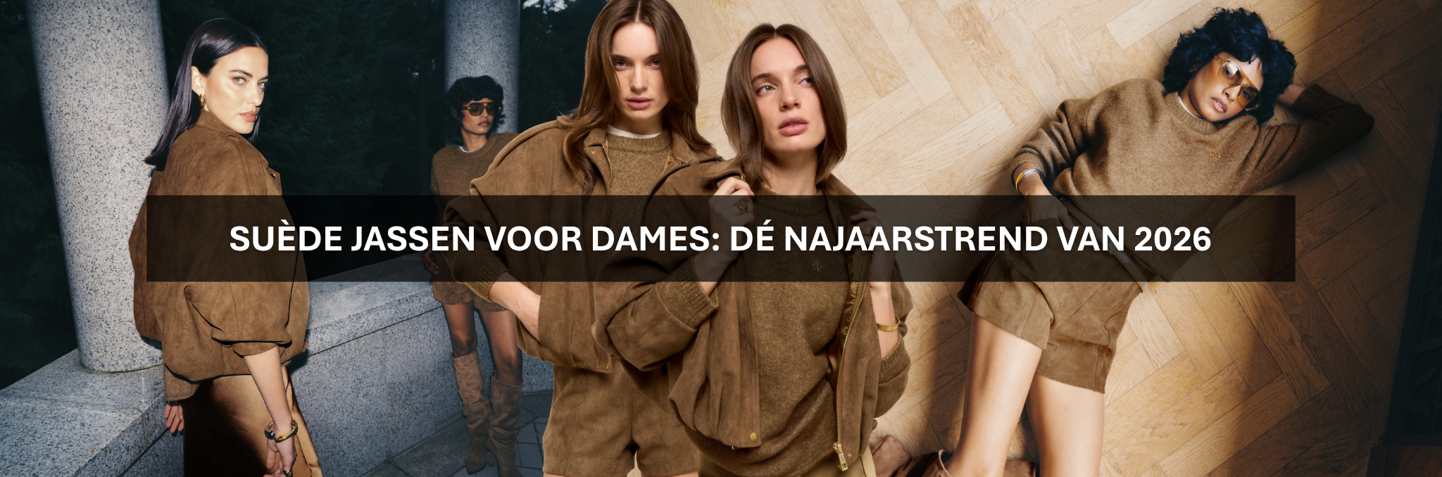 Suède jassen voor dames: dé najaarstrend van 2026