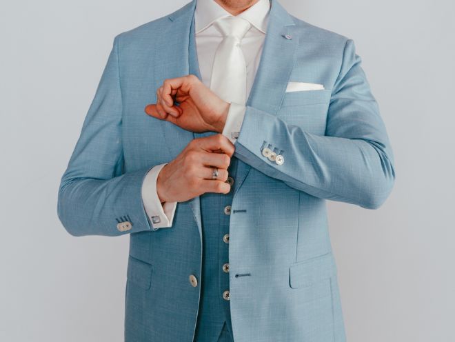 Trouwtrend: ga voor een blauw trouwpak