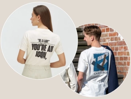 New in: T-shirts met backprint