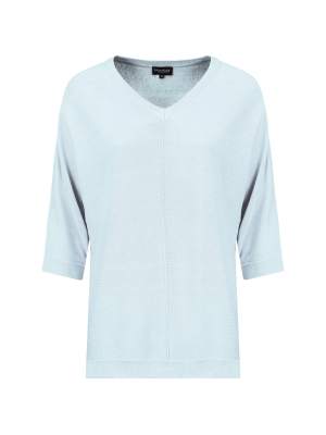 Bloomings v-neck pullover 3/4 sleeve