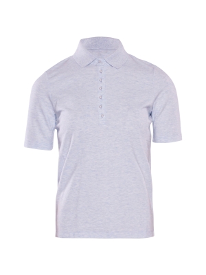 Bloomings polo shirt s/sleeve pearl button