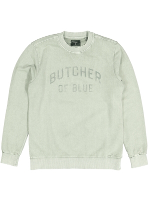 Butcher of Blue college crew sweat ls