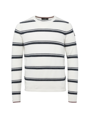 Vanguard r-neck cotton stripe structure