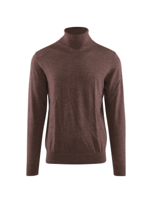 Profuomo  pullover roll neck taupe