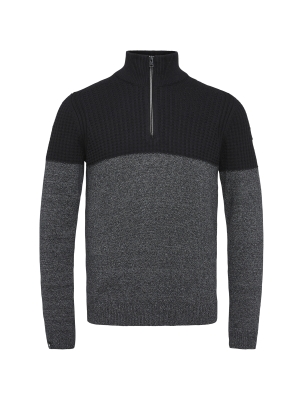 Vanguard half zip collar cotton grindle