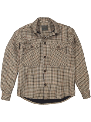 Butcher of Blue saturn wool check overshirt