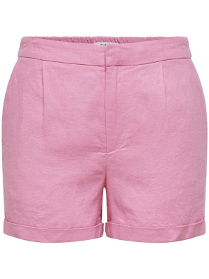 Only onlcaro mw linen blend shorts tlr