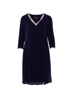 Frank Lyman midnight knit dress