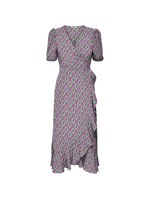 Only onllea s/s wrap midi dress cs ptm