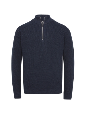 Vanguard half zip collar cotton mouline