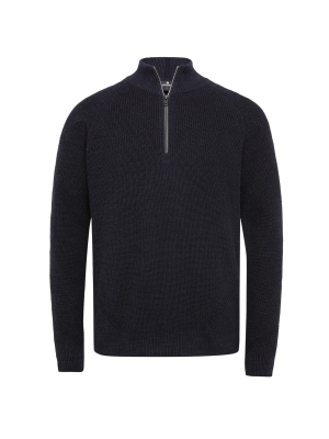 Vanguard half zip collar cotton mouline