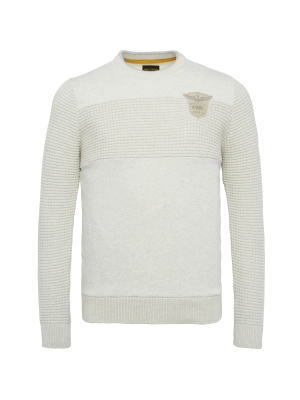 PME Legend r-neck knit sweat combination