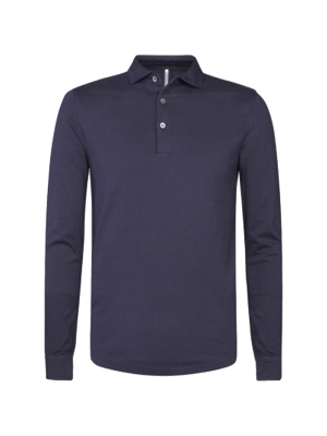 Profuomo  polo longsleeve navy