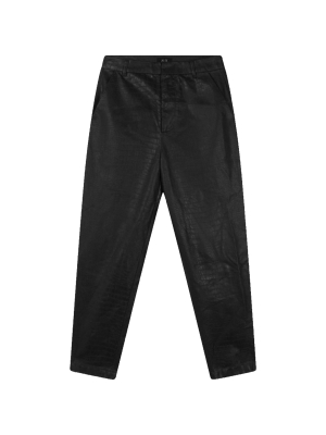 Alix the Label faux croco mom pants