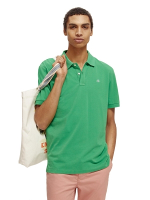 Scotch & Soda classic organic pique polo