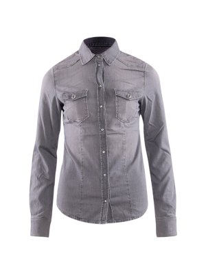 Liu Jo denim blouse grey