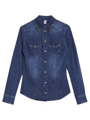 Liu Jo denim blouse blue luxury