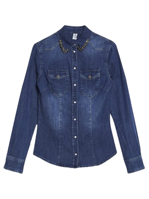 Liu Jo denim blouse blue luxury