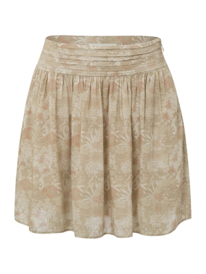 Yaya online printed mini skirt with fancy