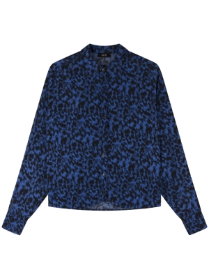 Alix the Label ladies woven sketchy animal blouse