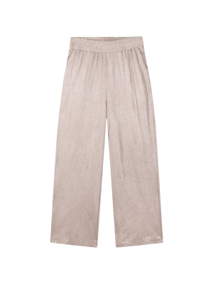 Alix the Label ladies knitted structured silver pants