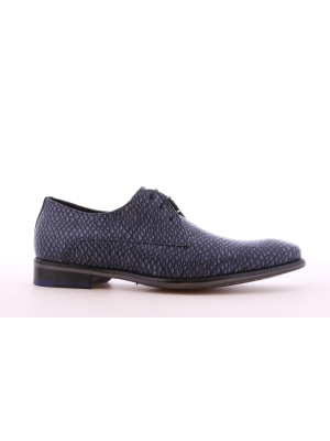 Floris van Bommel floris dressed darkblue printed lea