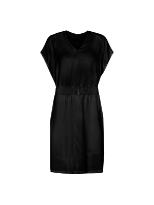 Mos Mosh ridley twill viscose dress