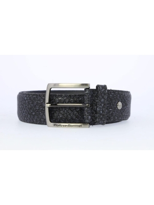 Floris van Bommel floris darkgrey printed leather