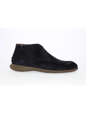 Floris van Bommel floris casual darkblue suede