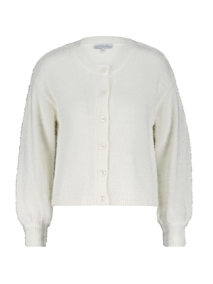Red Button cardigan fluffy
