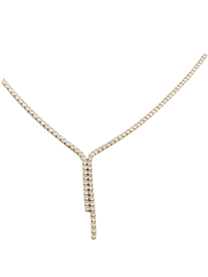 Abrazi jet ketting goud