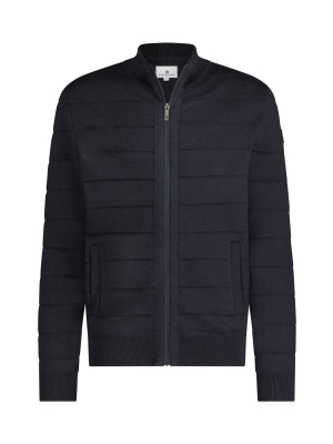 State of Art cardigan plain - zip
