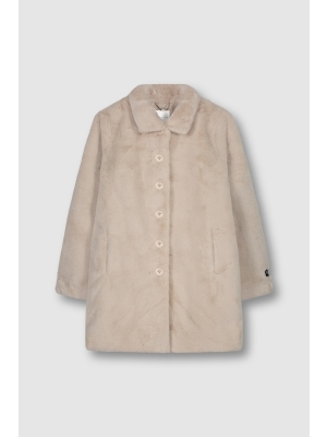 Rino & Pelle single breasted faux fur coat