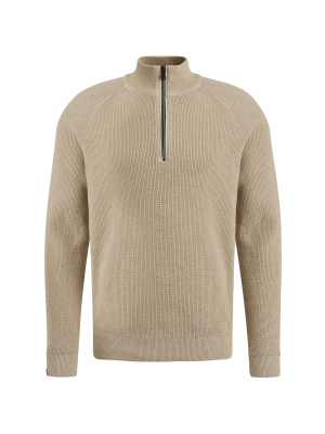 Vanguard half zip collar cotton mouline