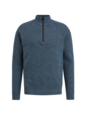 Vanguard half zip collar cotton mouline