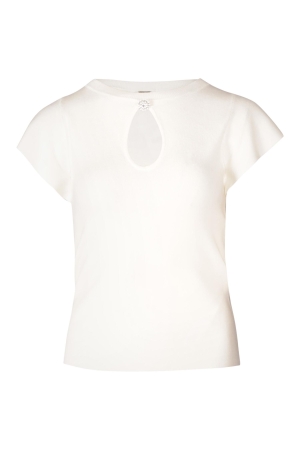 Liu Jo f.14 precious viscose cut sweater