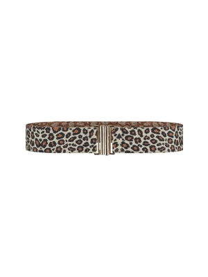 Studio Anneloes sa elastic leopard belt