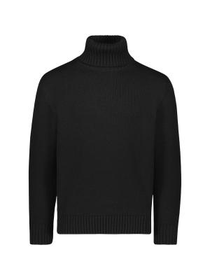 Paul & Shark wool turtleneck w.iconic badge