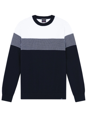 Paul & Shark beaufront wool crewneck w.iogo