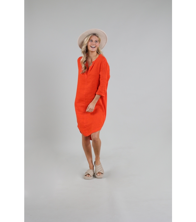 NUKUS SS241213 61 coral Jurken Westen Mode Sinds 1881