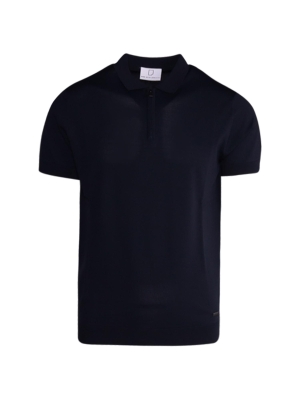 Born with Appetite zip polo stretch knit