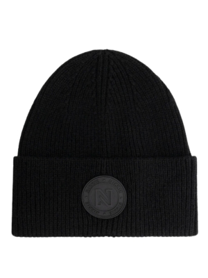 Nikkie round patch beanie