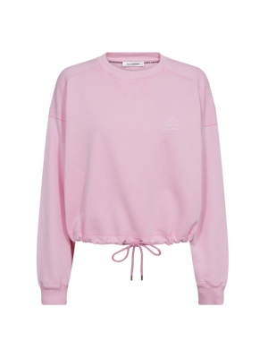 Co Couture cleancc crop tie sweat