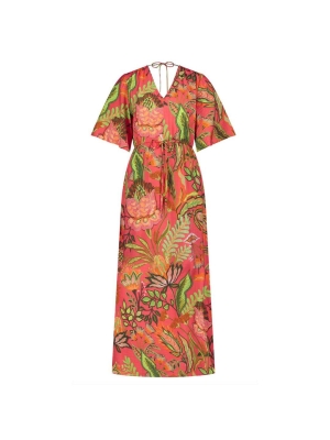 Tramontana dress blooming floral stitch