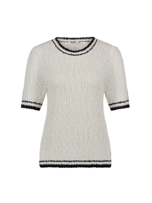 Tramontana fancy slub contrast jumper