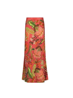 Tramontana skirt blooming floral stitch