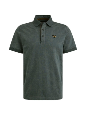 PME Legend short sleeve polo fine pique aop