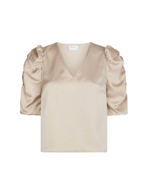 Neo Noir elba heavy sateen blouse